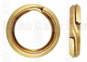 14 K Yellow Gold Split Rings (Available in 2 Sizes)