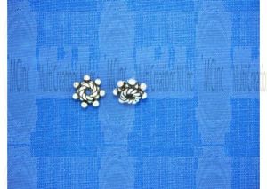 B-156 : Bali Silver Beads : 7 mm / 8" Strand (Available in 2 Finishes)