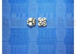 B-188 : Bali Silver Beads : 5 mm / 8" Strand (Available in 2 Finishes)