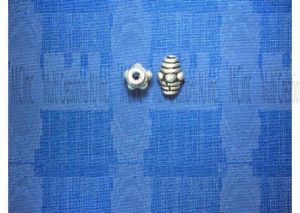 B-274 : Bali Silver Beads : 5 mm / 8" Strand (Available in 2 Finishes)