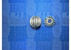 B-636 : Bali Silver Beads : Corrugated Round Beads : 12 mm / 8" Strand (Available in 2 Finishes)