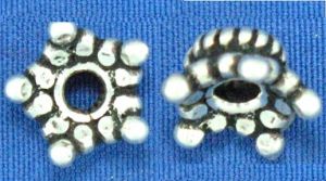 Bali Silver Bead Caps (Available in 3 Sizes)