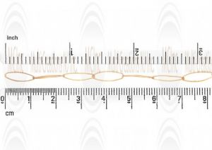 GF Cable Chain : Eye Shape 17.3x5.5 mm