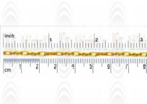 CHFKOM533 : GF Paper Clip Link Chain : 5x2.7 mm with Links (Mirror Finish)