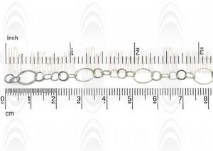 Round Link Chain : 10.25 mm  with 5 links of  5.3 mm
