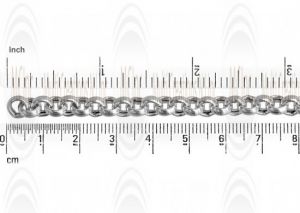 Puffed Rolo Chain : 6.5 mm 