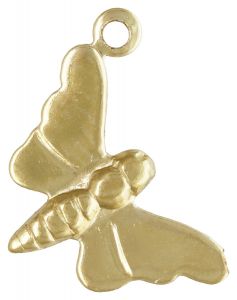 Gold Filled Butterfly Charm w/Ring 15mm