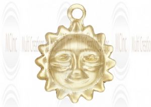 Gold Filled Sun Charm 8mm