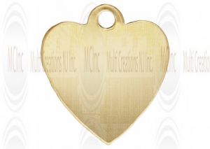 Gold Filled Heart Charm 13x14mm