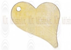 Gold Filled Heart Charm 11x17mm