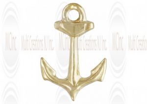 Gold Filled Anchor Charm 12mm