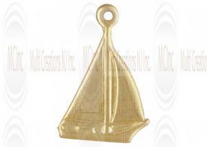 Gold Filled Sailboat Charm 10x13mm