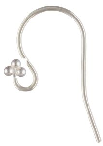 EW5 : Sterling Silver 3-dot Ear Wires