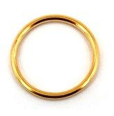 Gold Filled Links : Round Plain 15 mm