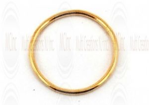 Gold Filled Links : Round Plain 20 mm