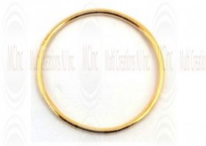 Gold Filled Links : Round Plain 25 mm