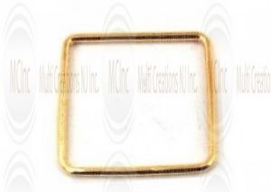 Gold Filled Links : Square 20 mm