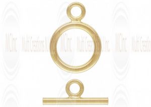 TF100 : Gold Filled Toggle Clasps - Plain